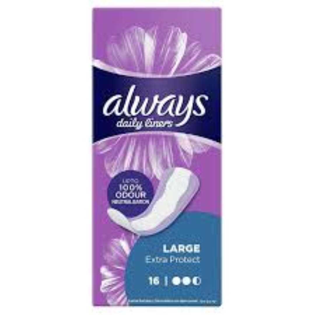 ALWAYS PANTYLINER LARGE 16'S